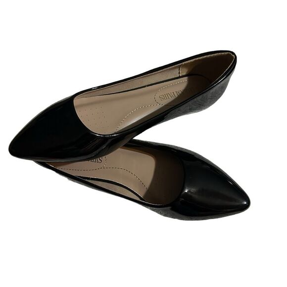 Dream Pairs NWOT size 7 1/2 black pointy toe classic ballet flats. - Picture 2 of 8